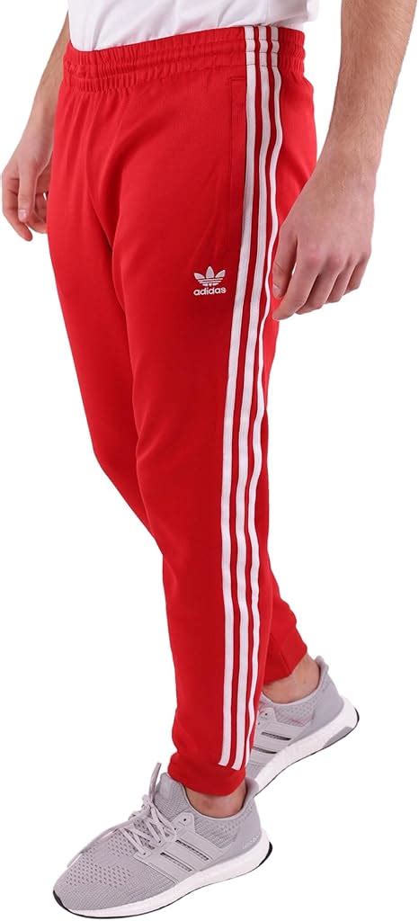 pantalones adidas rojos hombre|pantalones adidas originales.